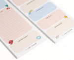 Pastel Weekly Desk Planner & Note Pad - Image 
