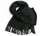 Men's Winter Scarf in black - Image 