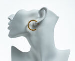Twisty Earrings in Gold - Image 