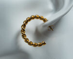 Twisty Earrings in Gold - Image 