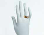 Adjustable Retro Ring in Gold - Image 