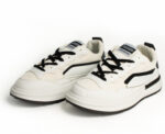 Double Lacing Sneakers in white with colored details - Image 