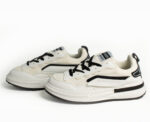 Double Lacing Sneakers in white with colored details - Image 