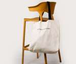 The Smell of Books Canvas Tote Bag in off-white - Image 