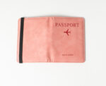 Leather Passport Holder with Elastic - Image 