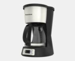 Vintage Digital Coffee Maker in Cream - Image 