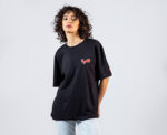 Side Hobb T-shirt in Black - Image 