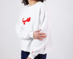 Velvet Hobb Sweatshirt in White - Image 