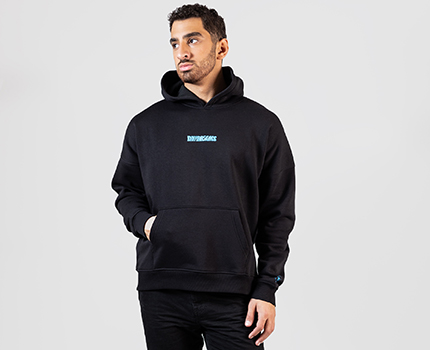 135A0317 Daydreams Hoodie in Black - Image 1