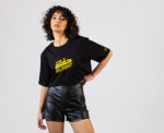 Hafla All Night Crop Top in Black - Image 