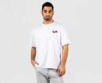 Side Hobb T-shirt in White - Image 