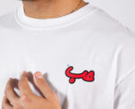 Side Hobb T-shirt in White - Image 