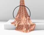 Mykonos Beach Towel in Orange - Image 