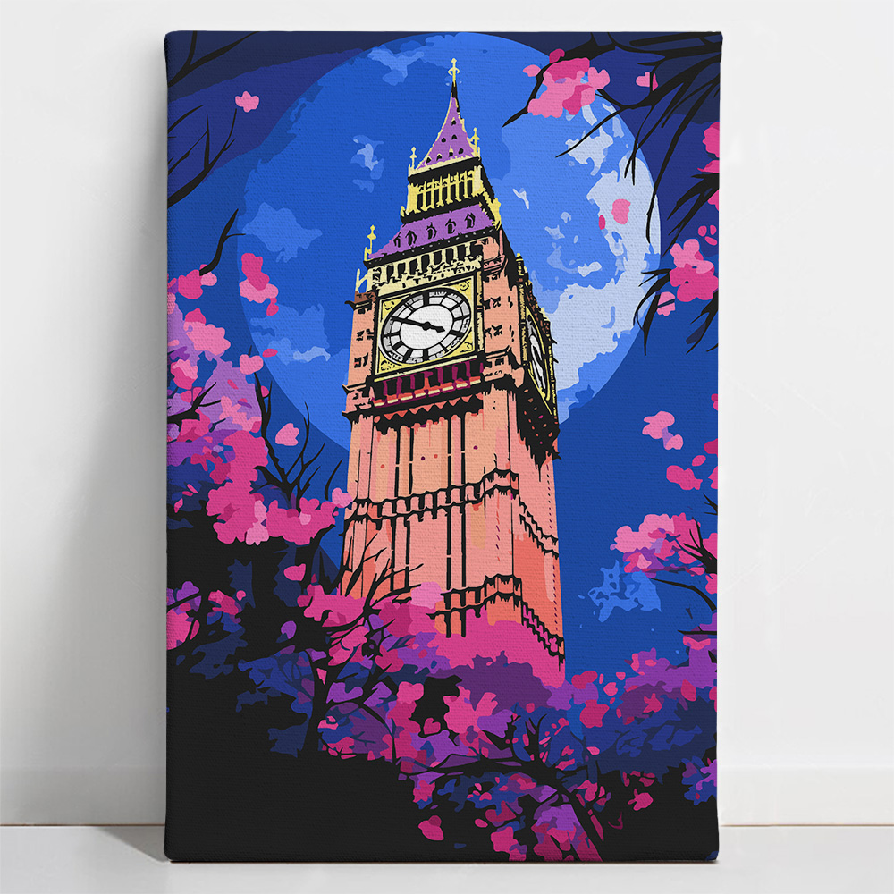 1 Big Ben Under Moonlight Paint Kit - Image 1