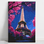 Eiffel Tower at Night Paint Kit - Image 