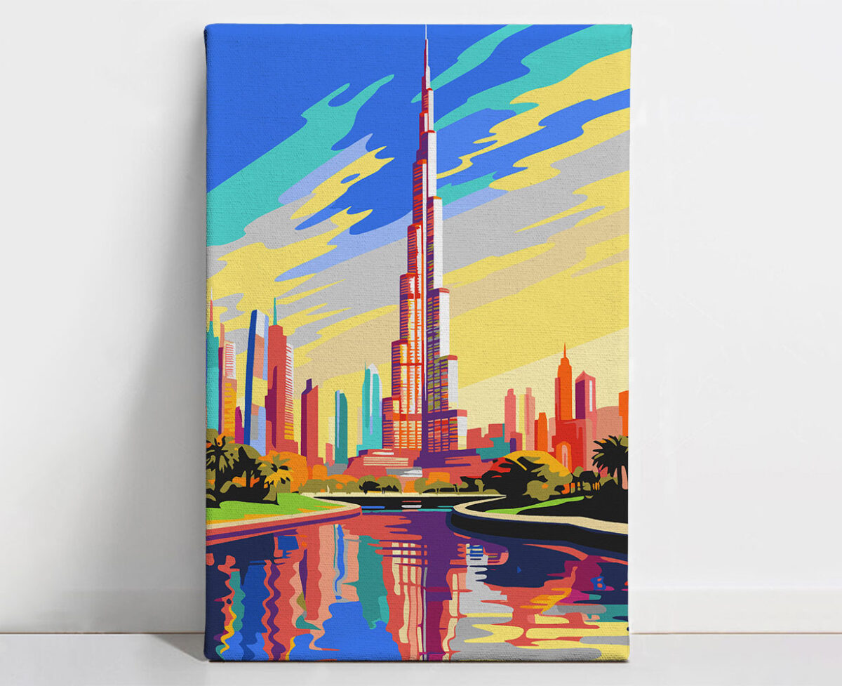1 Glowing Burj Khalifa Paint Kit - Image 1