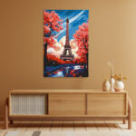 Eiffel Tower Blossom Paint Kit - Image 