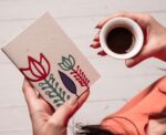 Mini Coffee Floral Notebook - Image 