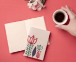 Mini Coffee Floral Notebook - Image 