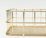 Wire Storage Box in gold - Image 