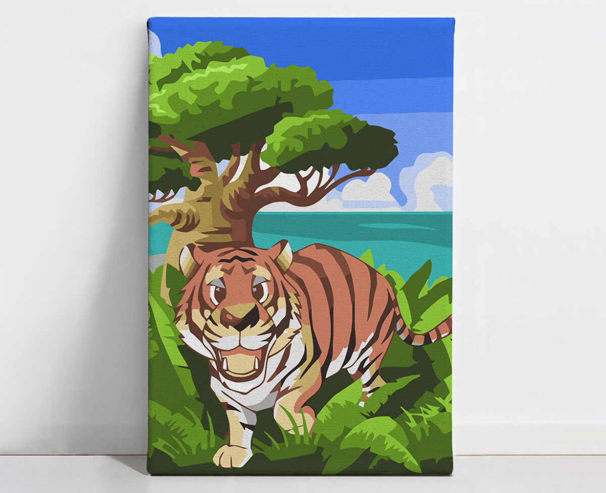 1 Happy Tiger Kids Paint Kit - Image 1