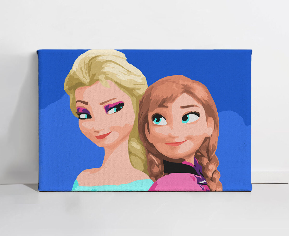 Elsa and Anna Kids Paint Kit - Image 1