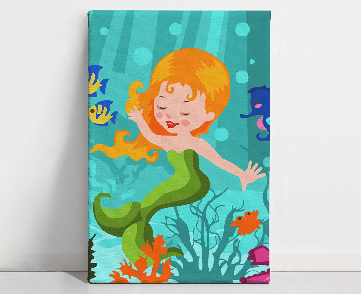 Cute Mermaid Kids Paint Kit - Image 1