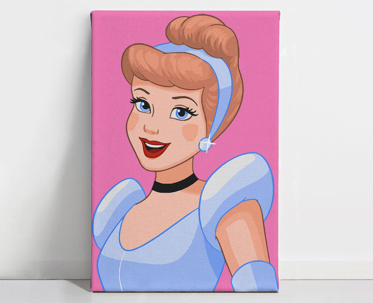 1 Cinderella Kids Paint Kit - Image 1