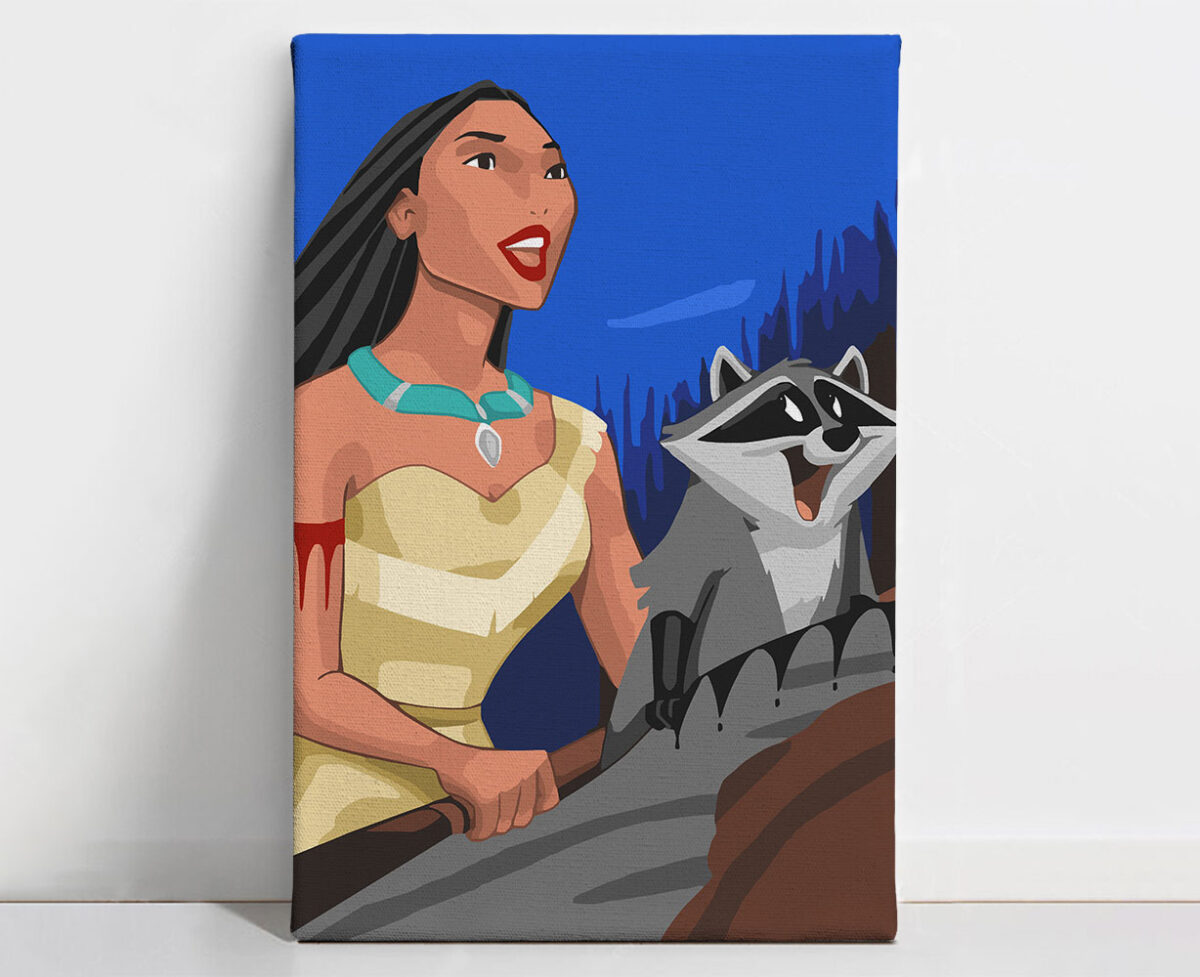 1 Pocahontas Kids Paint Kit - Image 1