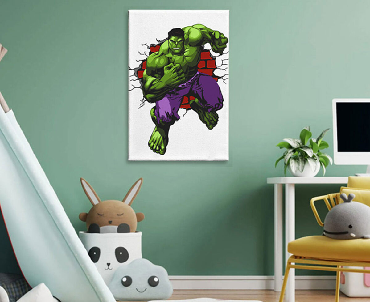 Incredible Hulk Kids Paint Kit - Image 