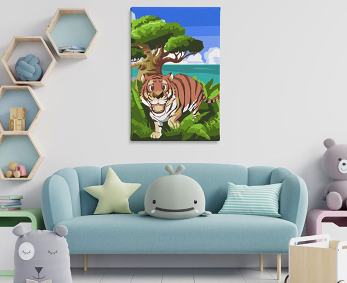 Happy Tiger Kids Paint Kit - Image 