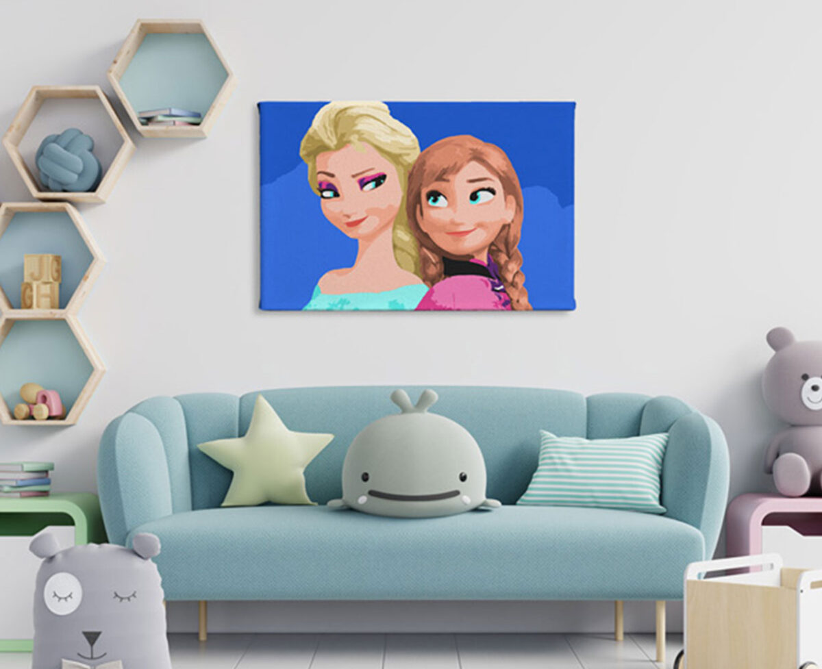 Elsa and Anna Kids Paint Kit - Image 