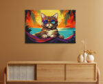 Cat on Vacation Paint Kit - Image 