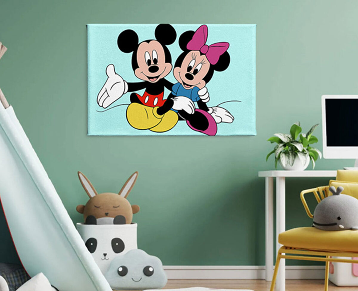 Mickey and Minnie Kids Paint Kit - Image 