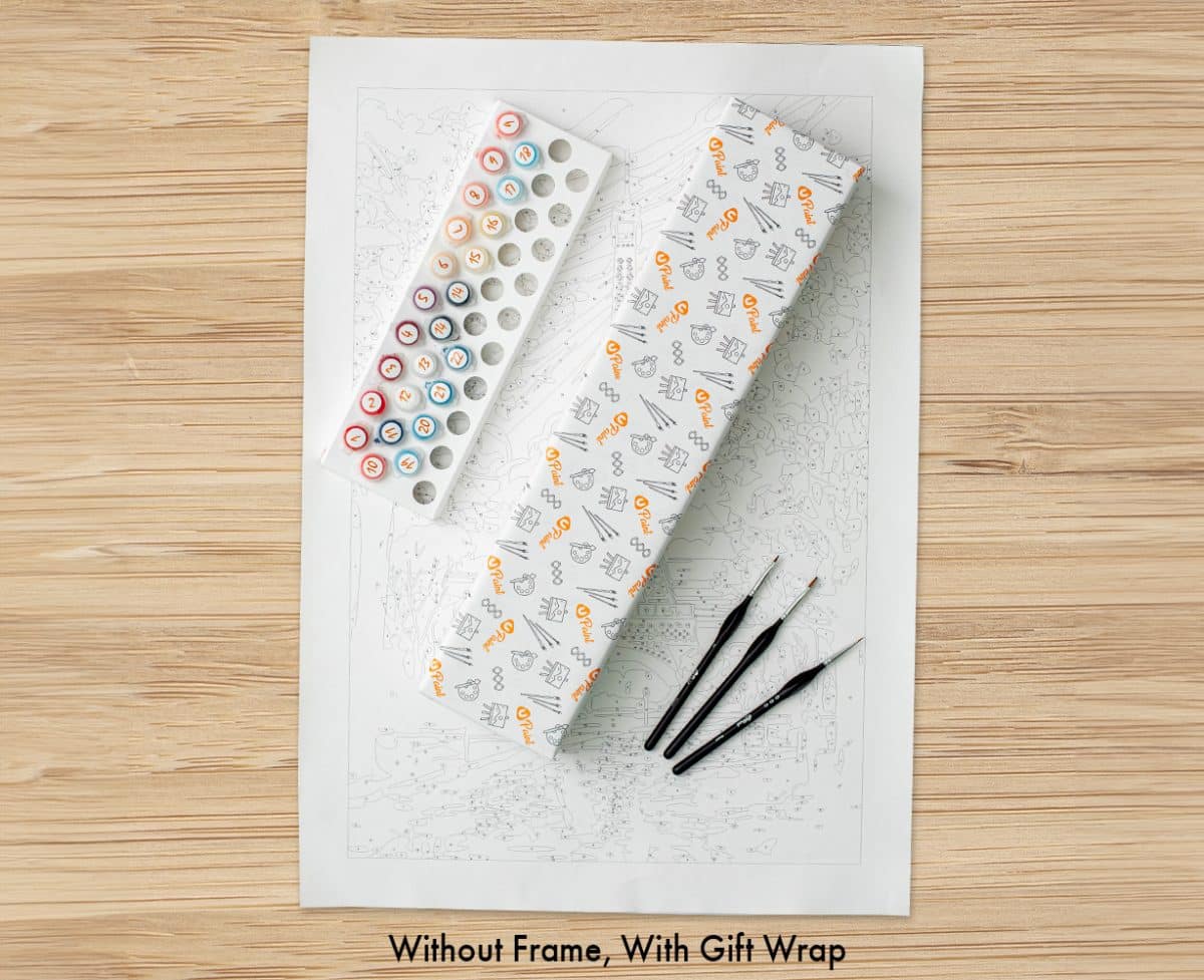 Cat on Vacation Paint Kit - Image 