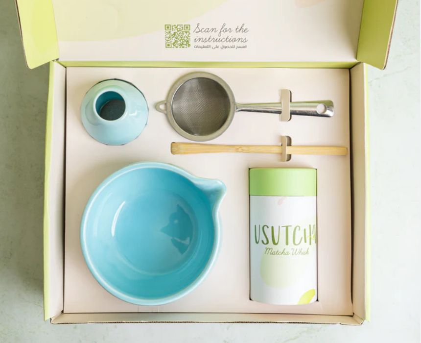 1 Matcha Set in Baby Blue - Image 1