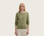 Textured Sweater in Green - Image 