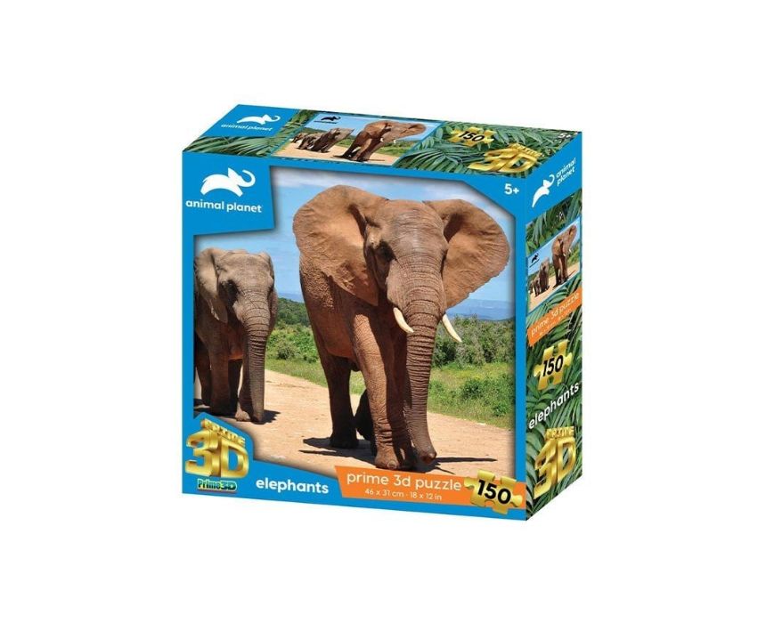 13 Prime 3D Elephants Puzzle - Image 1