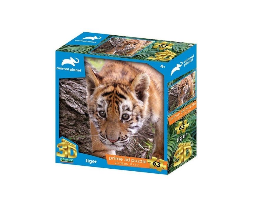 16 Prime 3D Tiger Puzzle - Image 1