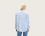 Loose Striped Shirt in Blue - Image 