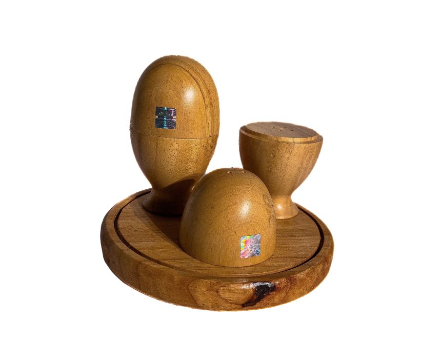 24 Egg Shaped Salt and Pepper Shakers - Image 1