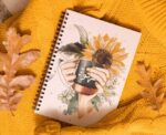 Sunflowers Spiral Notebook - Image 