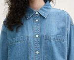 Loose Denim Shirt in Blue - Image 