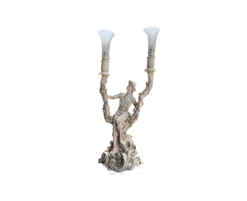 53 Chandelier Style Lamps in Ivory Resin - Image 1