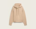 Knit Hoodie in Beige - Image 