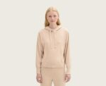 Knit Hoodie in Beige - Image 
