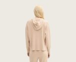 Knit Hoodie in Beige - Image 