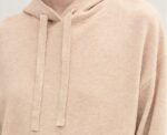 Knit Hoodie in Beige - Image 