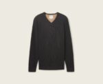 V-Neck Sweater in Dark Grey - Image 