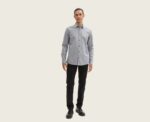 Dot Print Shirt in Grey - Image 
